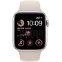 Apple Watch SE (2.ª Gen) (GPS, 40mm) Caja de Aluminio en Blanco Estrella con Correa Deportiva Blanco Estrella, Talla única