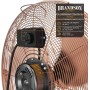 Brandson Desktop Fan - 30cm Diameter - Silent Table Fan - Retro Style Fans - 48 Watt - Vintage - High Speed Fans - Copper