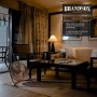 Brandson - retro style fan - table fan - 30 cm floor fan - high airflow - tiltable - matte black
