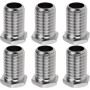 EMSea 6 Tornillos para Colador de Fregadero de Cocina de 1,15 Cm X 2 Cm Tornillos Huecos de Acero Inoxidable para Válvulas de