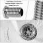 EMSea 6 Tornillos para Colador de Fregadero de Cocina de 1,15 Cm X 2 Cm Tornillos Huecos de Acero Inoxidable para Válvulas de