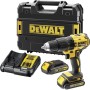 DEWALT DCD778S2T-QW - Taladro Percutor sin Escobillas XR 18V, 13mm, 65Nm, Incluye 2 Baterías Li-Ion (1.5Ah) y Maletín