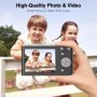 Cámara digital 4K Cámara Vlogging con enfoque automático con lente del