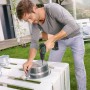 Bosch Home and Garden UniversalDrill Taladro y Atornillador a Batería, 18V, 2 Baterías, Sistema de 18 V, en Maletín, Color Verde