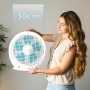 Cecotec Ventilador de Suelo Cuadrado Box Fan EnergySilence 4500 Power Box. 45W, Diámetro 12 Pulgadas, 5 Aspas, 3 Velocidades,