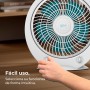 Cecotec Ventilador de Suelo Cuadrado Box Fan EnergySilence 4500 Power Box. 45W, Diámetro 12 Pulgadas, 5 Aspas, 3 Velocidades,