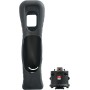 OSTENT Funda de silicona Motionplus Motion Plus + compatible con el mando a distancia de Nintendo Wii Color del juego Black