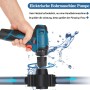 Mini Bomba de Perforación Eléctrica, Bomba de Taladro Eléctrica Portátil, Bomba de Agua para Taladro, Bomba de Agua de Batería,