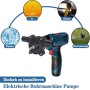 Mini Bomba de Perforación Eléctrica, Bomba de Taladro Eléctrica Portátil, Bomba de Agua para Taladro, Bomba de Agua de Batería,