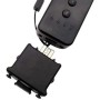OSTENT Funda de silicona Motionplus Motion Plus + compatible con el mando a distancia de Nintendo Wii Color del juego Black