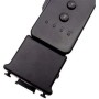 OSTENT Funda de silicona Motionplus Motion Plus + compatible con el mando a distancia de Nintendo Wii Color del juego Black