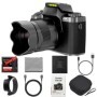 Cámara Digital con pantalla táctil de 64MP y 4,0 pulgadas para fotogra