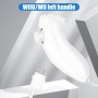Sporgo Juego de 2 Controladores Nunchuk para Wii: Wii U Video Gamepad, Los Controladores Nunchuck de Repuesto Son Perfectamente