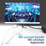 Sporgo Juego de 2 Controladores Nunchuk para Wii: Wii U Video Gamepad, Los Controladores Nunchuck de Repuesto Son Perfectamente