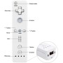 Wii Remote Controller, Wii Controllers, Replacement Remote Game Controller for Nintendo Wii/Wii U, with Silicone Case and Wrist