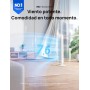 Ventilador de torre Dreo Nomad One con mando a distancia, silencioso de 7,3 m/s de velocidad, oscilante de 90° con 4