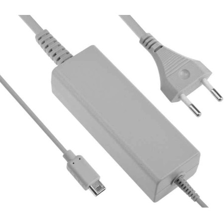 Retrogame Fuente de alimentación Adaptador del Cable para Nintendo Wii U Gamepad Mando
