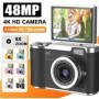 8-64GB 4K CCD 8X Zoom digital Cámara digital para estudiantes Cámara d