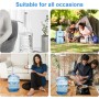 Interruptor portátil de botella de agua para dispensador de agua con grifo, adecuado para viajes de oficina en casa y camping de