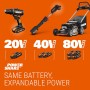Worx WX390 - H3™Taladro/Atornilllador/Martillo 1 Bat. 20v-2,0Ah Li-Ion
