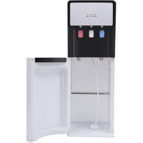 Qussse Dispensador de agua de pie, 500 W, dispensador de agua eléctrico, dispensador de agua de fondo con 3 salidas de agua,