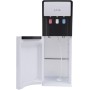 Qussse Dispensador de agua de pie, 500 W, dispensador de agua eléctrico, dispensador de agua de fondo con 3 salidas de agua,