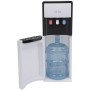 Qussse Dispensador de agua de pie, 500 W, dispensador de agua eléctrico, dispensador de agua de fondo con 3 salidas de agua,