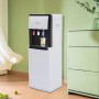 Qussse Dispensador de agua de pie, 500 W, dispensador de agua eléctrico, dispensador de agua de fondo con 3 salidas de agua,