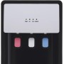 Qussse Dispensador de agua de pie, 500 W, dispensador de agua eléctrico, dispensador de agua de fondo con 3 salidas de agua,