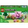 LEGO Minecraft La Casa-Cerdo Bebé, Granja con Animales de Juguete para Niños y Niñas de 7 Años o Más, Bioma Bosque y Personajes