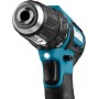 Taladro inalámbrico Makita DF333DSAE de 12 V como máximo/2,0 Ah, 2 baterías+cargador en funda de transporte, negro, azul