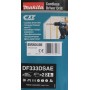 Taladro inalámbrico Makita DF333DSAE de 12 V como máximo/2,0 Ah, 2 baterías+cargador en funda de transporte, negro, azul