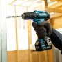 Taladro inalámbrico Makita DF333DSAE de 12 V como máximo/2,0 Ah, 2 baterías+cargador en funda de transporte, negro, azul