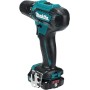 Taladro inalámbrico Makita DF333DSAE de 12 V como máximo/2,0 Ah, 2 baterías+cargador en funda de transporte, negro, azul