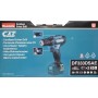 Taladro inalámbrico Makita DF333DSAE de 12 V como máximo/2,0 Ah, 2 baterías+cargador en funda de transporte, negro, azul