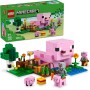 LEGO Minecraft La Casa-Cerdo Bebé, Granja con Animales de Juguete para Niños y Niñas de 7 Años o Más, Bioma Bosque y Personajes