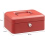 ARREGUI Elegant C9215 Caja Caudales con Llave para Contar y Transportar Dinero | Caja de Seguridad de acero con bandeja interior