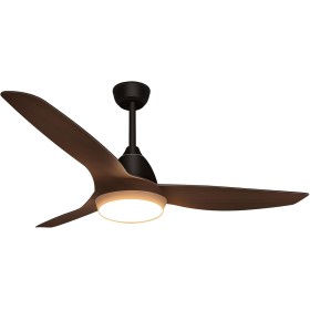snsok Ceiling Fan with Quiet Light, DC Motor, 6 Speeds, 3 Colours, Timer, Natural Breeze Mode, Double Height – Ideal for Summer