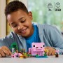 LEGO Minecraft La Casa-Cerdo Bebé, Granja con Animales de Juguete para Niños y Niñas de 7 Años o Más, Bioma Bosque y Personajes