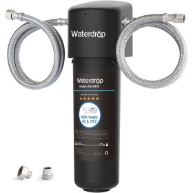 Waterdrop 10UA Sistema de Filtro de Agua para Debajo del Fregadero, 30.000 Litros Sistema de Filtrado de Agua de Alta Capacidad,