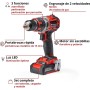 Einhell Taladro percutor atornillador inalámbrico TE-CD 18/50 Li-i BL Power X-Change (iones de litio, 18V, motor sin escobillas,