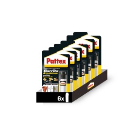 Pack de 6 Pattex Barrita Arreglatodo, Masilla Extrafuerte, Pasta Moldeable para Pegar, Reparar y Sellar Cerámica, Hormigón,