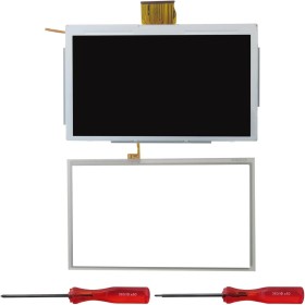 JRSHOME Pantalla LCD de repuesto con digitalizador de vidrio táctil para Nintendo Wii U WiiU Gamepad