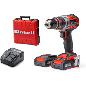 Einhell Taladro percutor atornillador inalámbrico TE-CD 18/50 Li-i BL Power X-Change (iones de litio, 18V, motor sin escobillas,