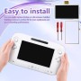 JRSHOME Pantalla LCD de repuesto con digitalizador de vidrio táctil para Nintendo Wii U WiiU Gamepad