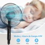 Taylor Swoden Silent Standing Fan, 25DB DC Fan, 28 Speeds, 3258.6m³/h, 7 Blades, with Remote, 3 Modes, Timer 12H, 40W,