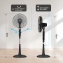 Taylor Swoden Silent Standing Fan, 25DB DC Fan, 28 Speeds, 3258.6m³/h, 7 Blades, with Remote, 3 Modes, Timer 12H, 40W,