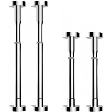 Soporte ajustable para fregadero de cocina de 30 a 80 cm, patas de soporte de instalación inferior de acero inoxidable para