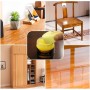 Cera de Abejas Natural Para el Cuidado de Muebles de Madera, Resistente Al Agua y A La AbrasióN,100 g Con Esponjas (Limón)
