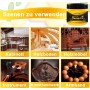 Cera de Abejas Natural Para el Cuidado de Muebles de Madera, Resistente Al Agua y A La AbrasióN,100 g Con Esponjas (Limón)